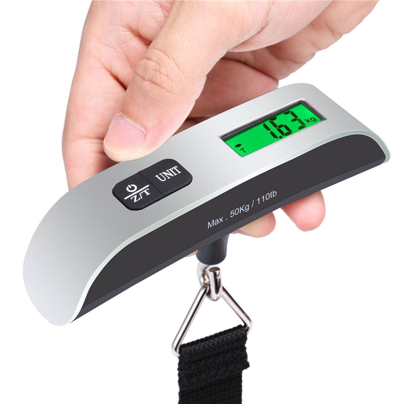 Travel Accessories Tech - Portable Scale Digital LCD Display 110lb/50kg