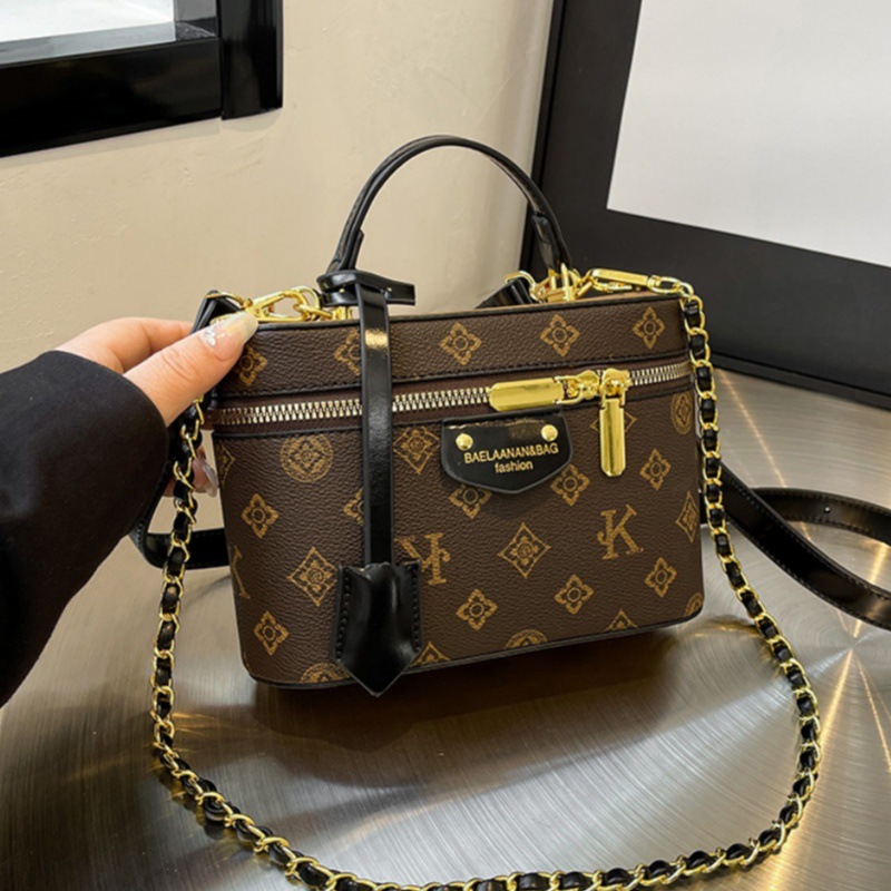 Travel Accessories Tech - Luxury Inspired Vintage Monogram Box Bag,
