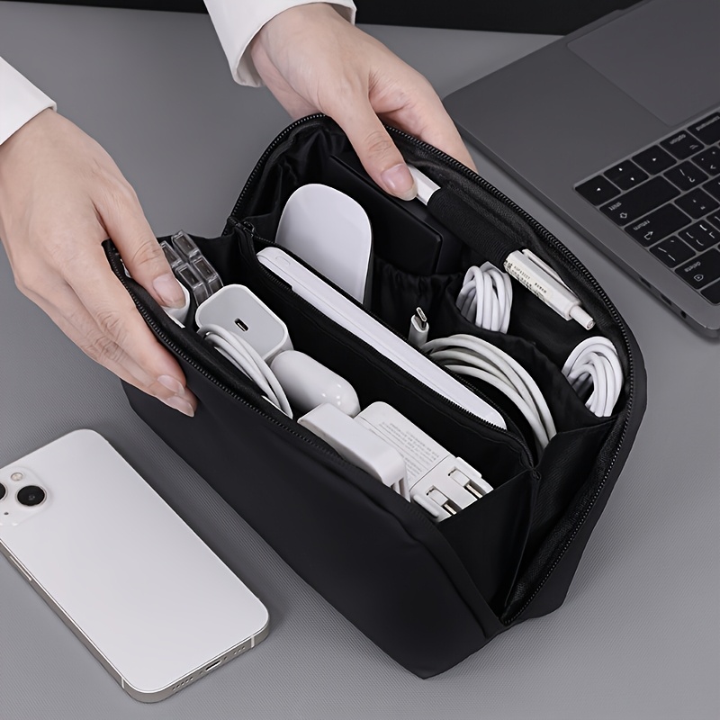 Compartment Tech Organizer Pou - Travel Accessories Tech ulasan dan harga