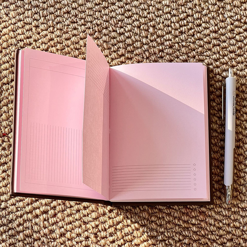 New Strawberry Chocolate Pink  - Travel Notebook Journal ulasan dan harga