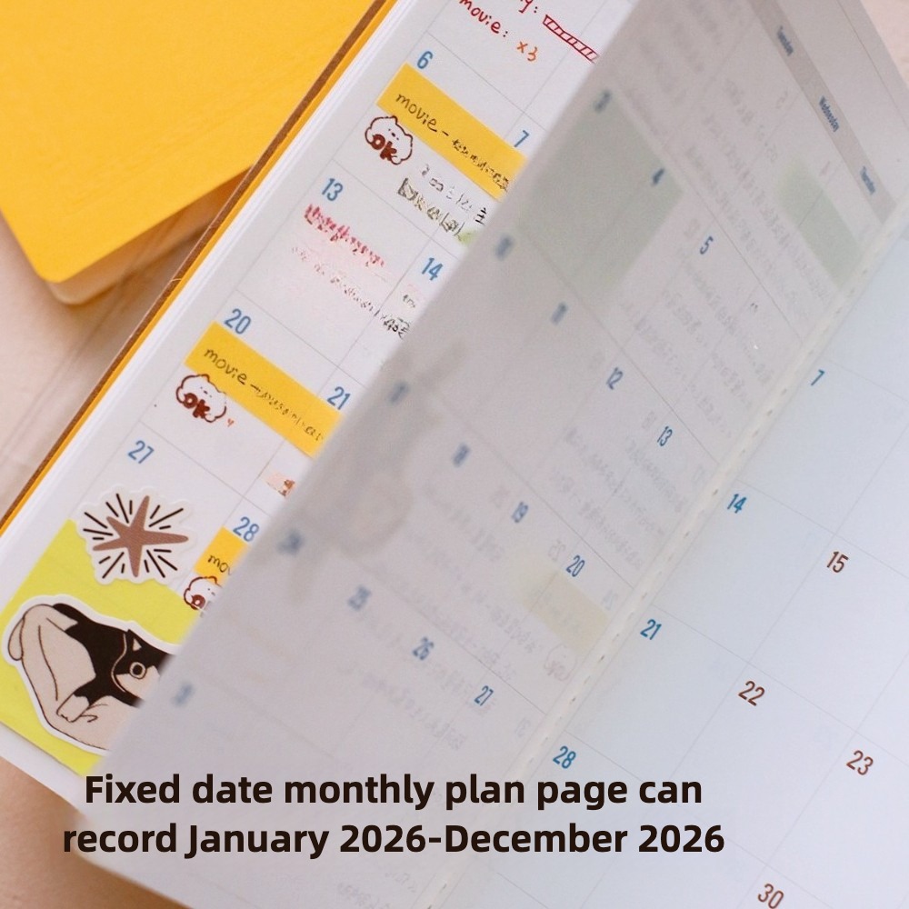 2026 Annual Calendar Plan Sche - Travel Notebook Journal ulasan dan harga