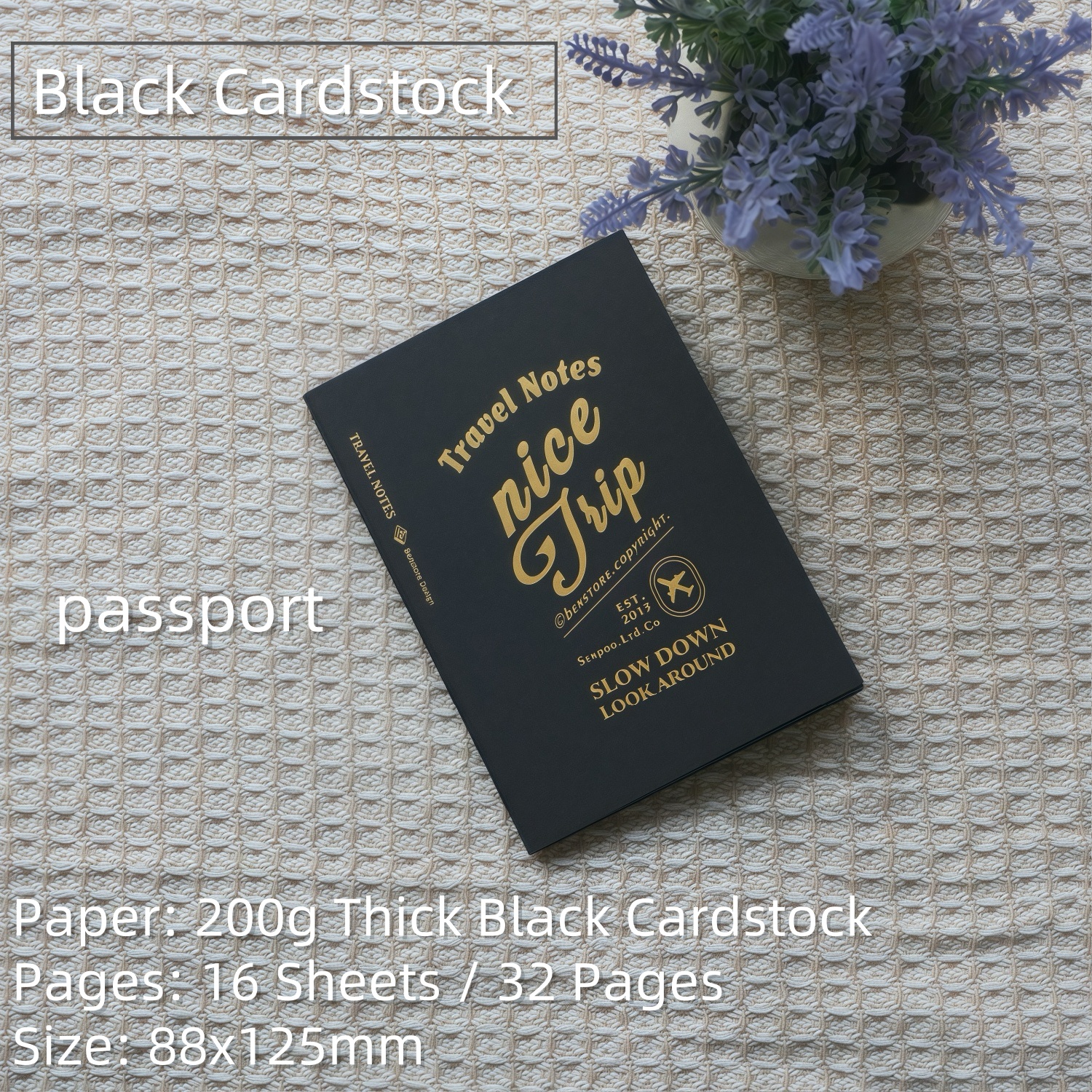 Fromthenon Durable Thicken Sta - Travel Notebook Journal ulasan dan harga