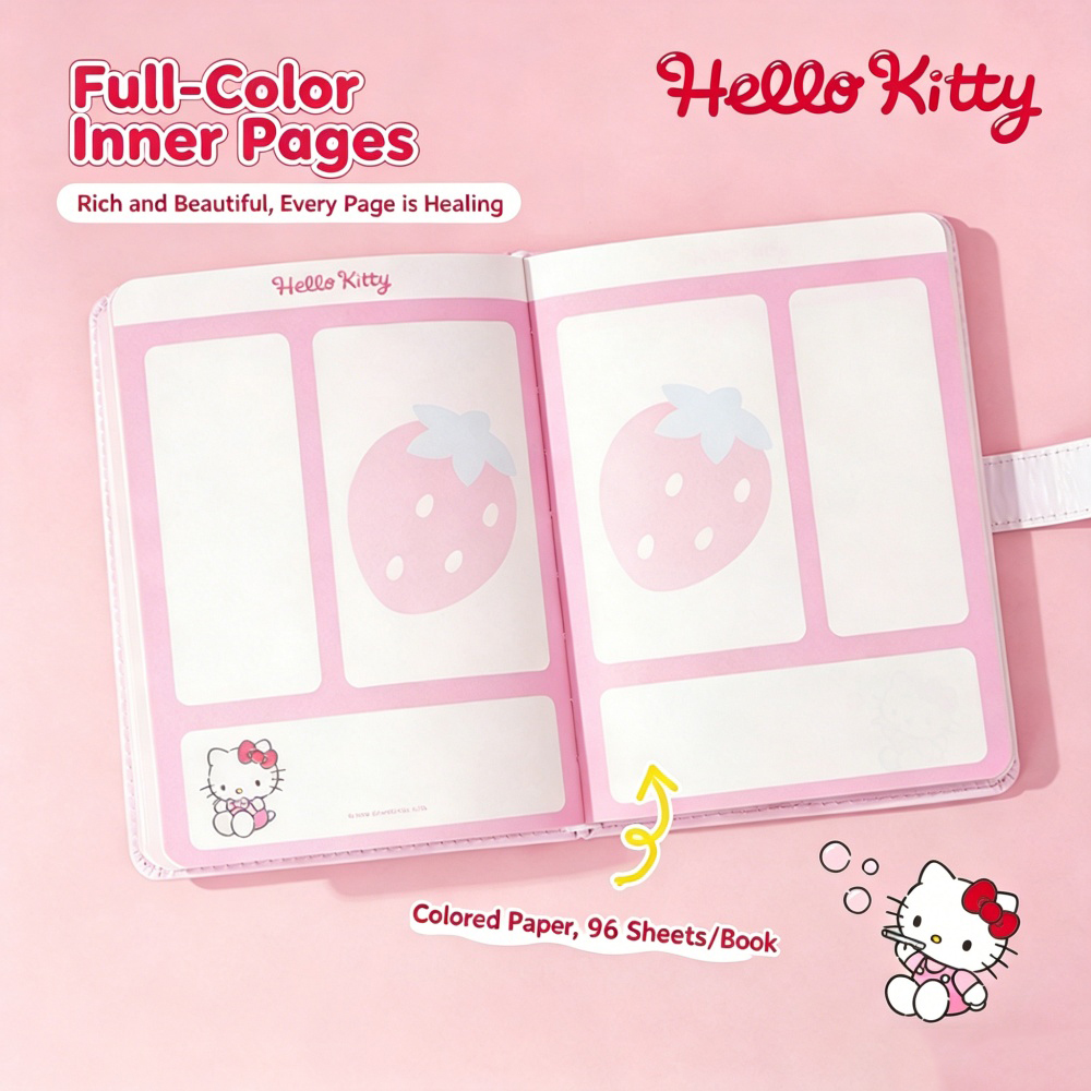 Genuine Sanrio Hello Kitty A5  - Travel Notebook Journal ulasan dan harga