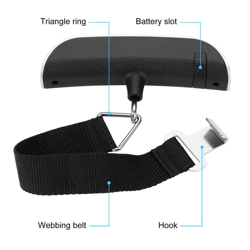 Portable Scale Digital LCD Dis - Travel Accessories Tech ulasan dan harga
