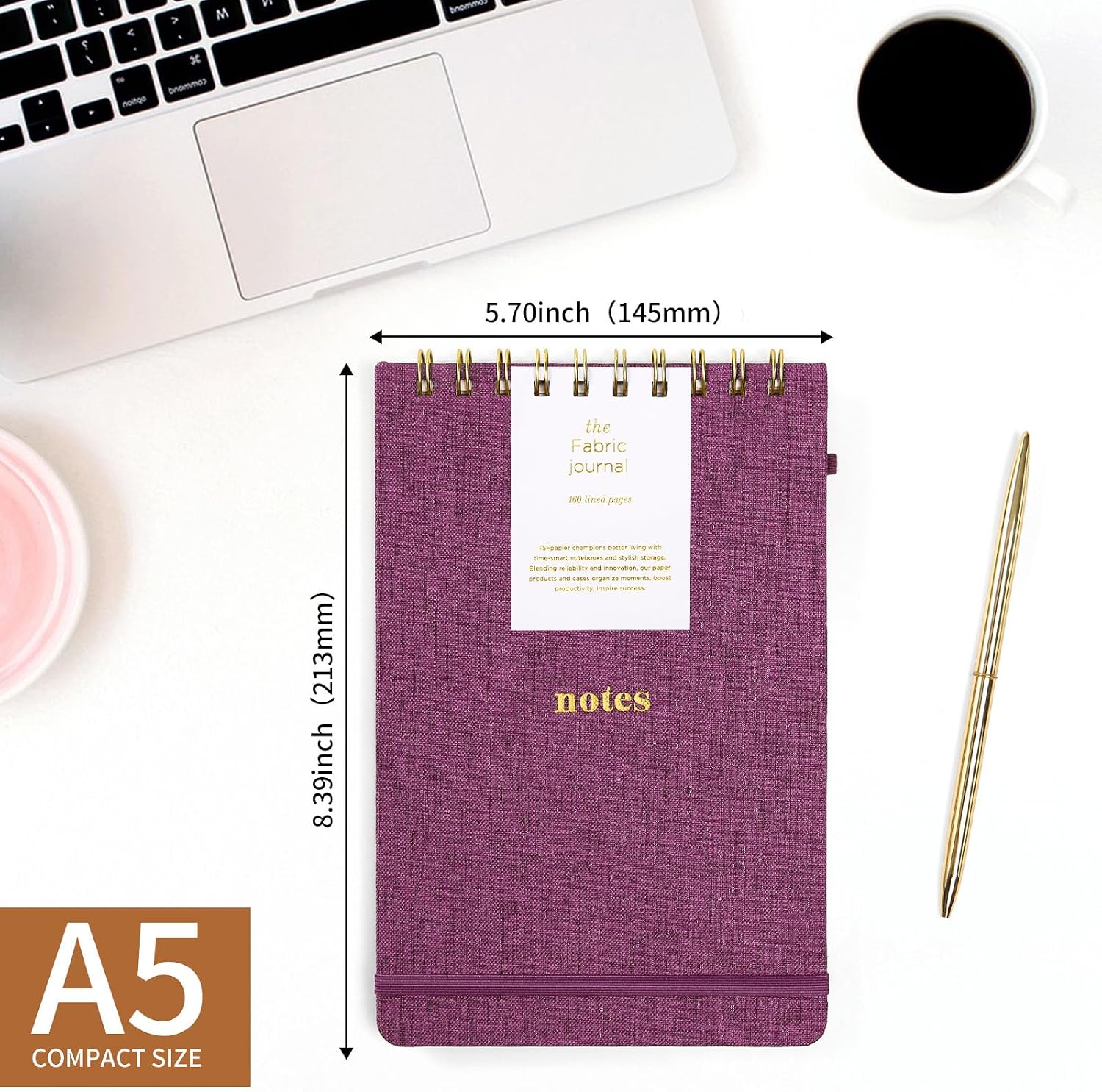A5 Top Spiral Notebook Hardcov - Travel Notebook Journal ulasan dan harga