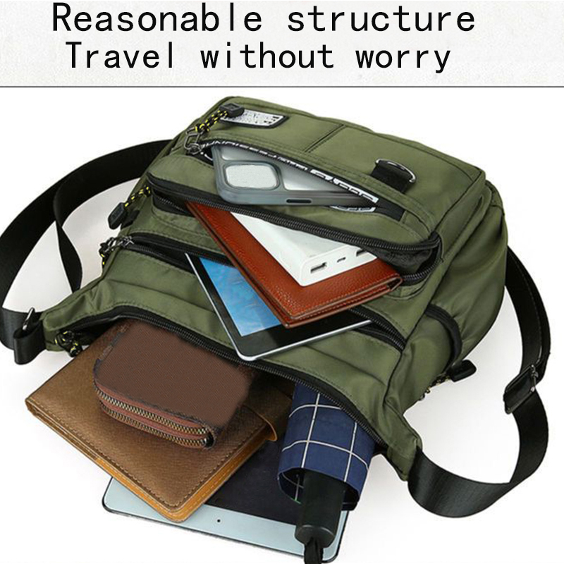 Men's Business Crossbody Bag w - Travel Accessories Tech ulasan dan harga