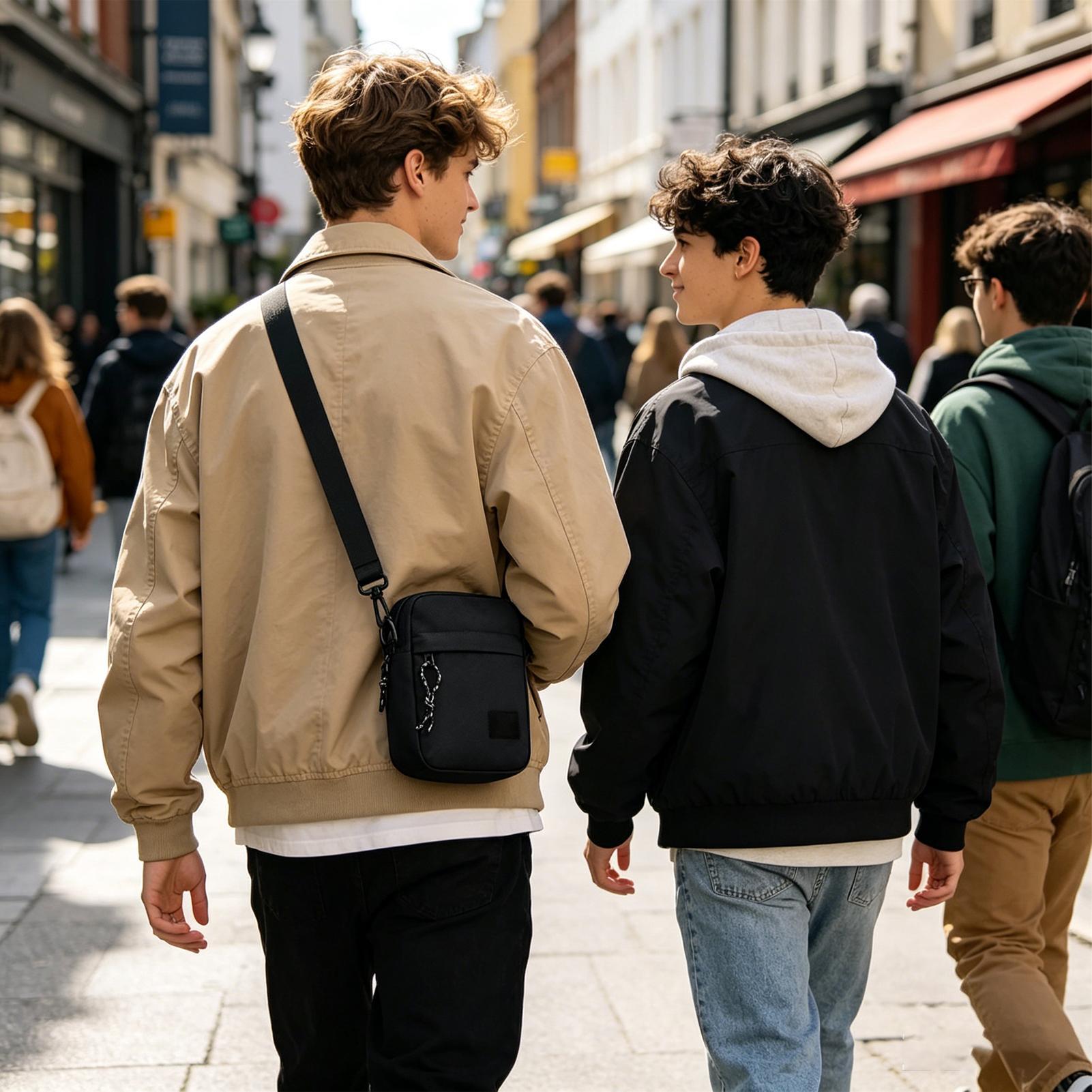 Men's Compact Shoulder Bag Fas - Travel Accessories Tech ulasan dan harga