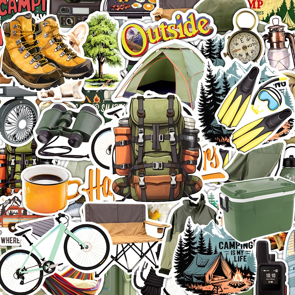 10/30/50pcs Outdoor Camping Hi - Travel Notebook Journal ulasan dan harga