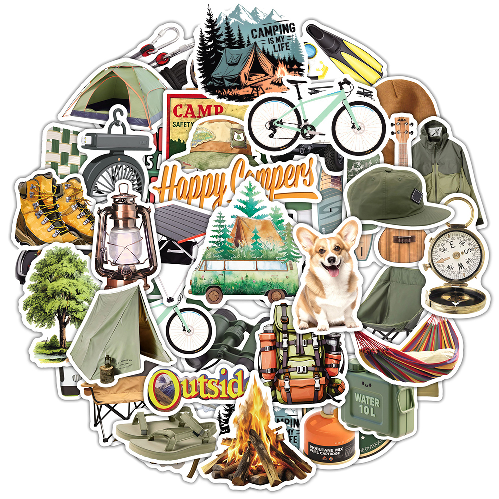 10/30/50pcs Outdoor Camping Hi - Travel Notebook Journal ulasan dan harga