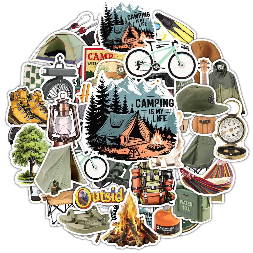 10/30/50pcs Outdoor Camping Hi - Travel Notebook Journal ulasan dan harga