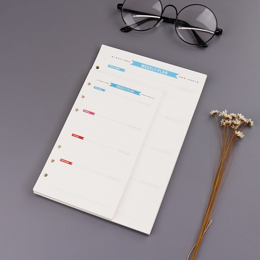 A6 6-Ring 40 Sheets Lined Pape - Travel Notebook Journal ulasan dan harga