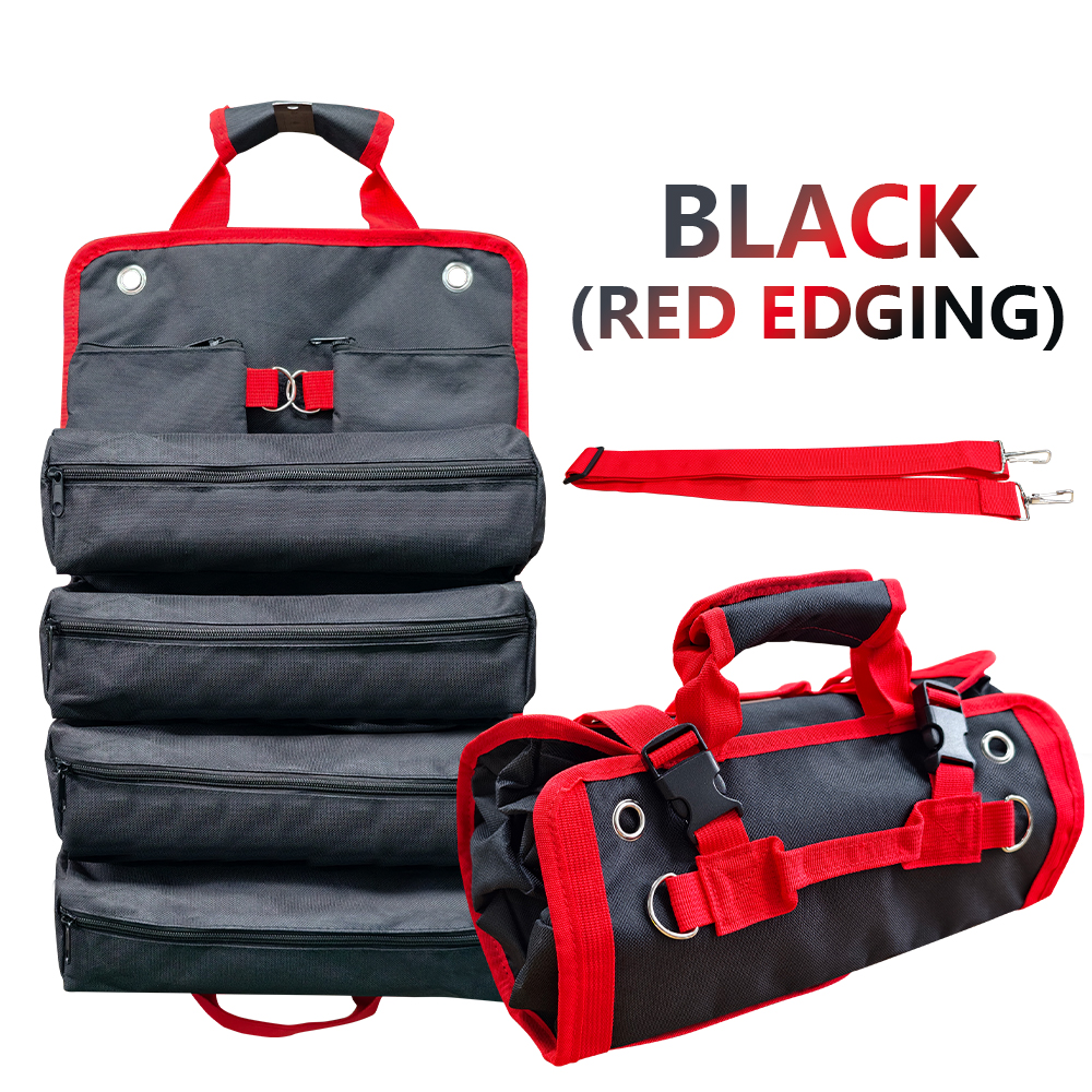 Multi-Pocket Roll-Up Tool Bag, - Travel Router Accessories ulasan dan harga