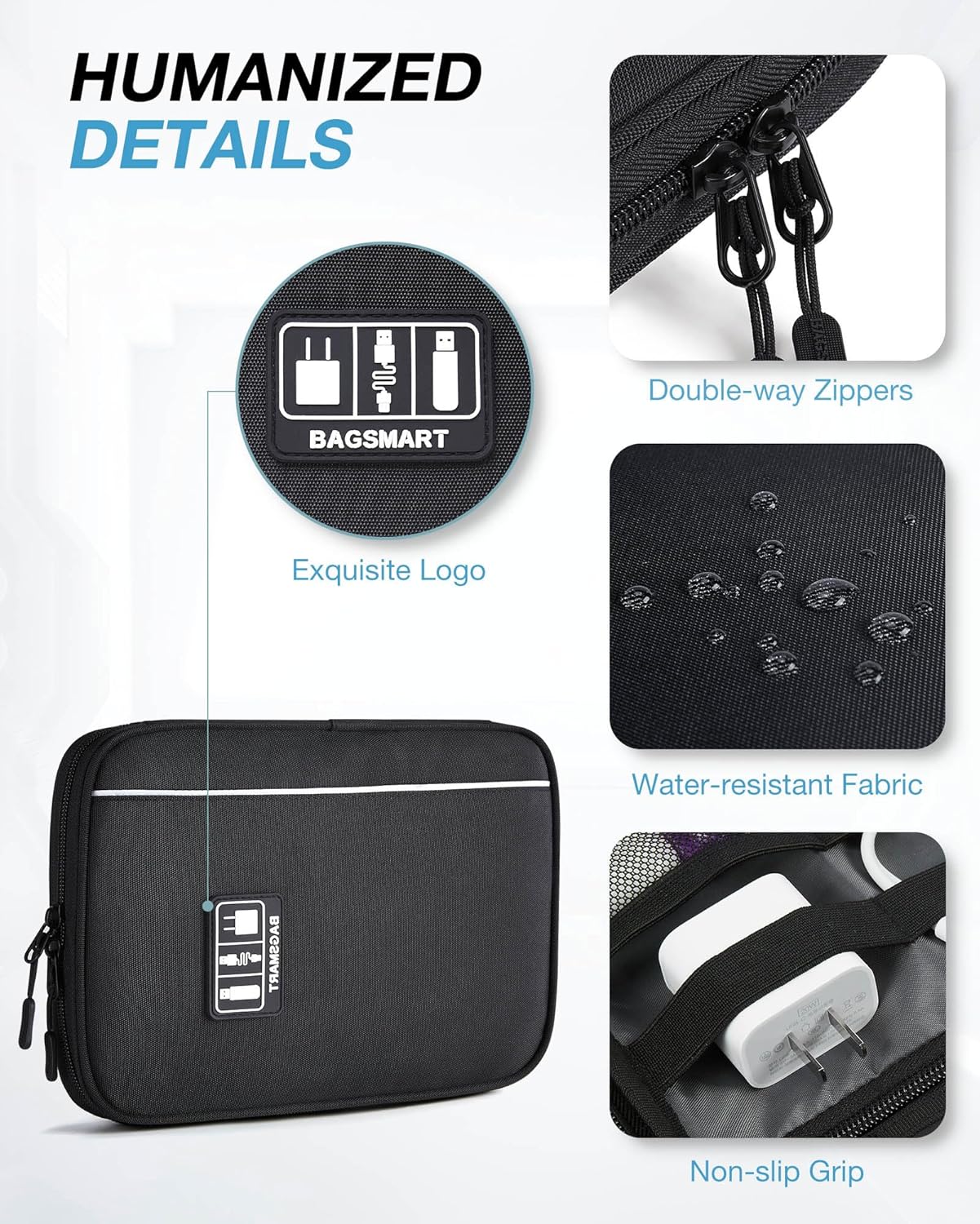 Large Electronics Travel Organ - Travel Accessories Tech ulasan dan harga