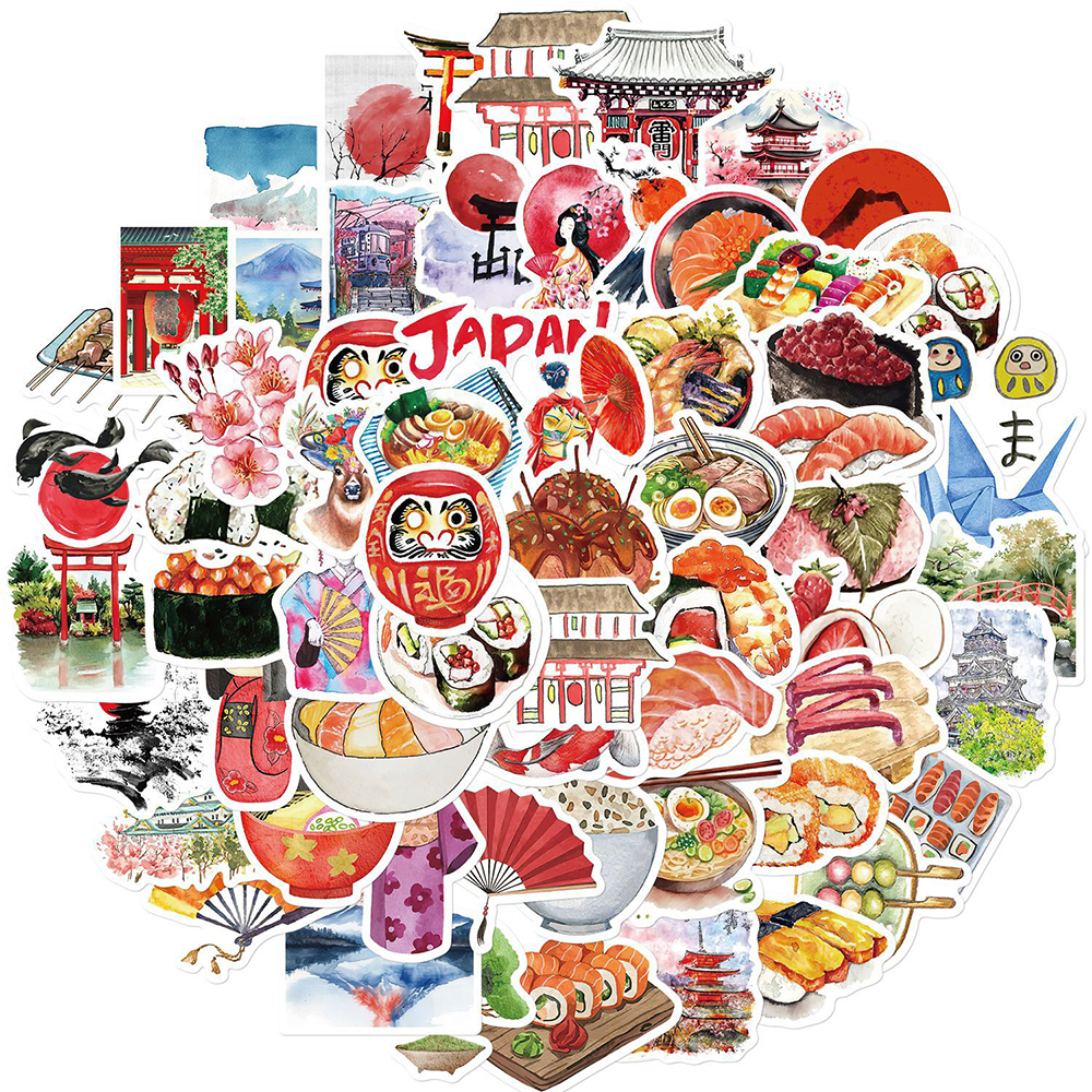 10/30/64pcs Watercolor Japanes - Travel Notebook Journal ulasan dan harga
