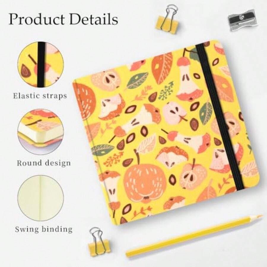 Small Square 5x5 80gsm Mini No - Travel Notebook Journal ulasan dan harga