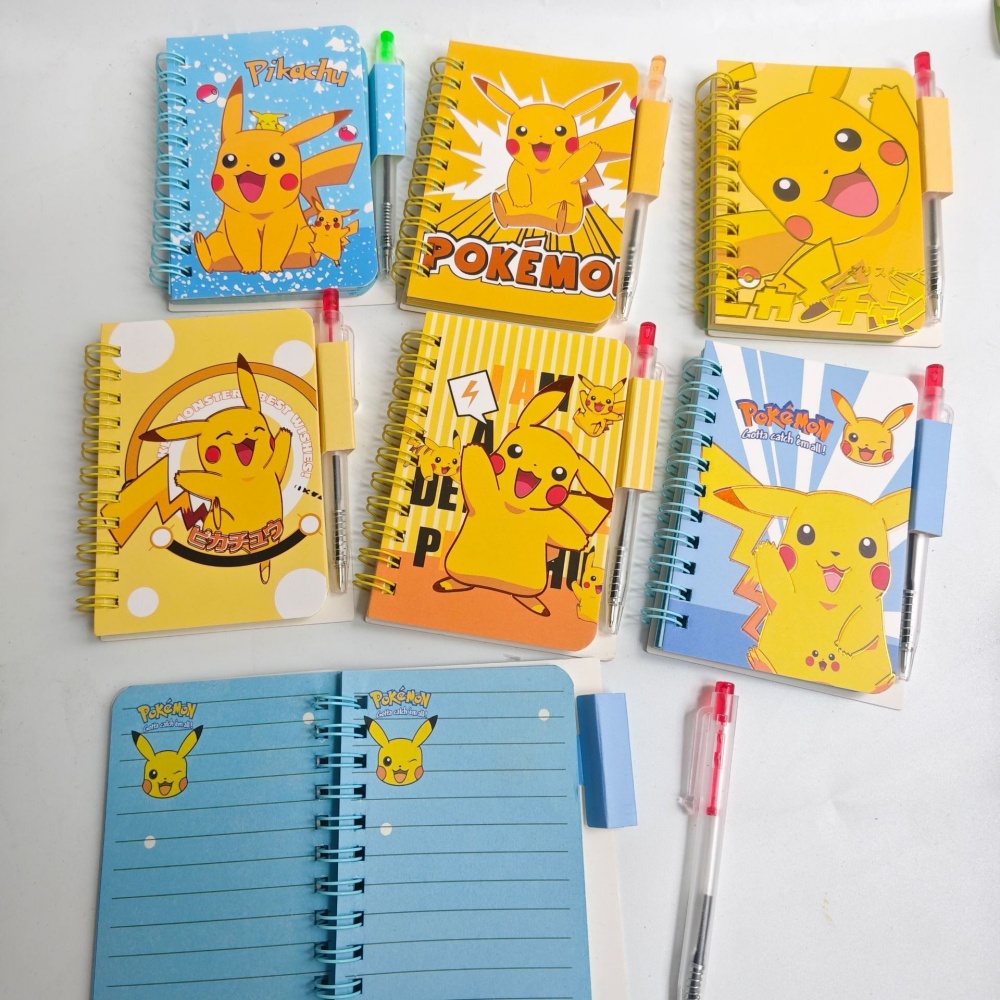 Kawaii Pokemon A7 Wirebound No - Travel Notebook Journal ulasan dan harga