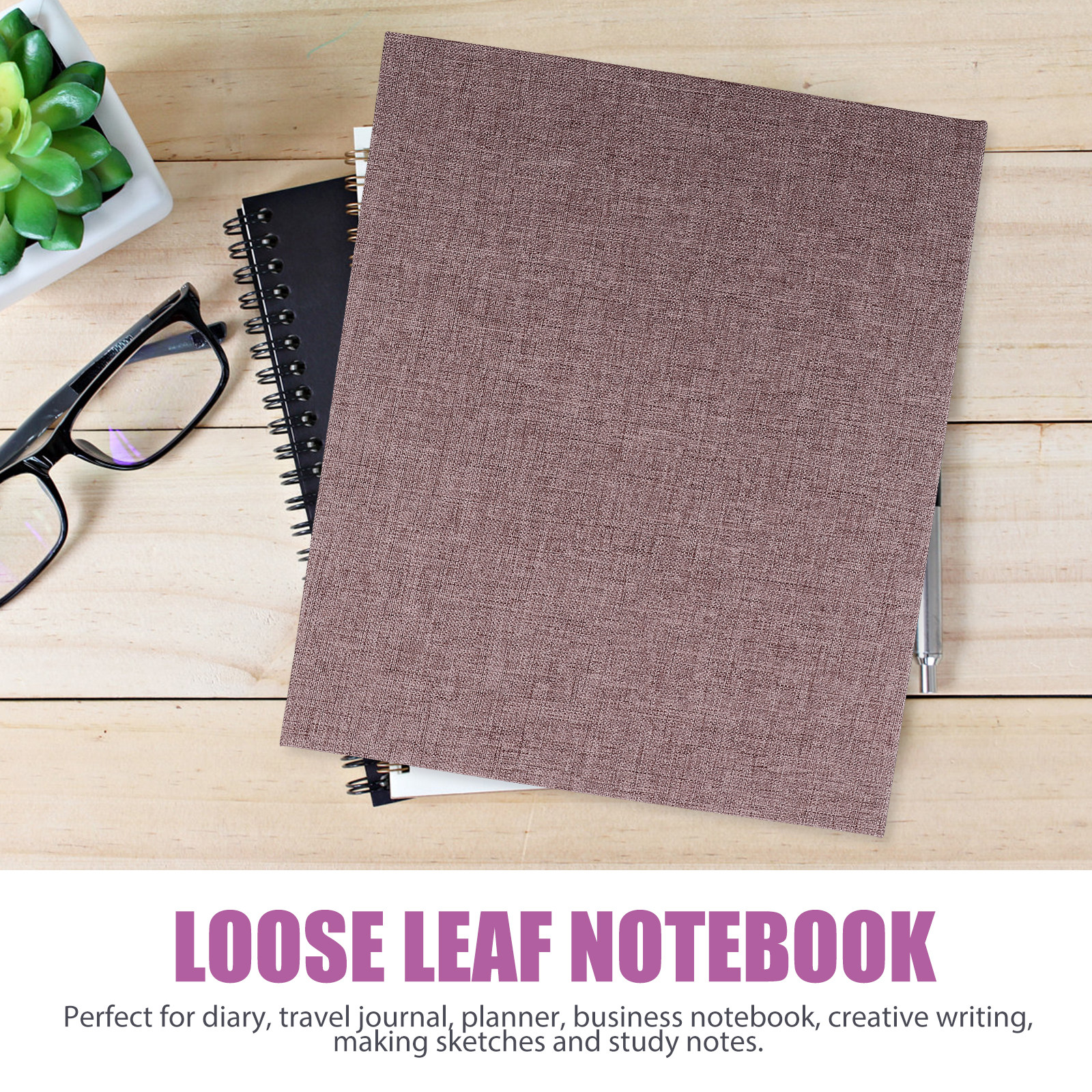 Refillable A5 3 Ring Binder Co - Travel Notebook Journal ulasan dan harga